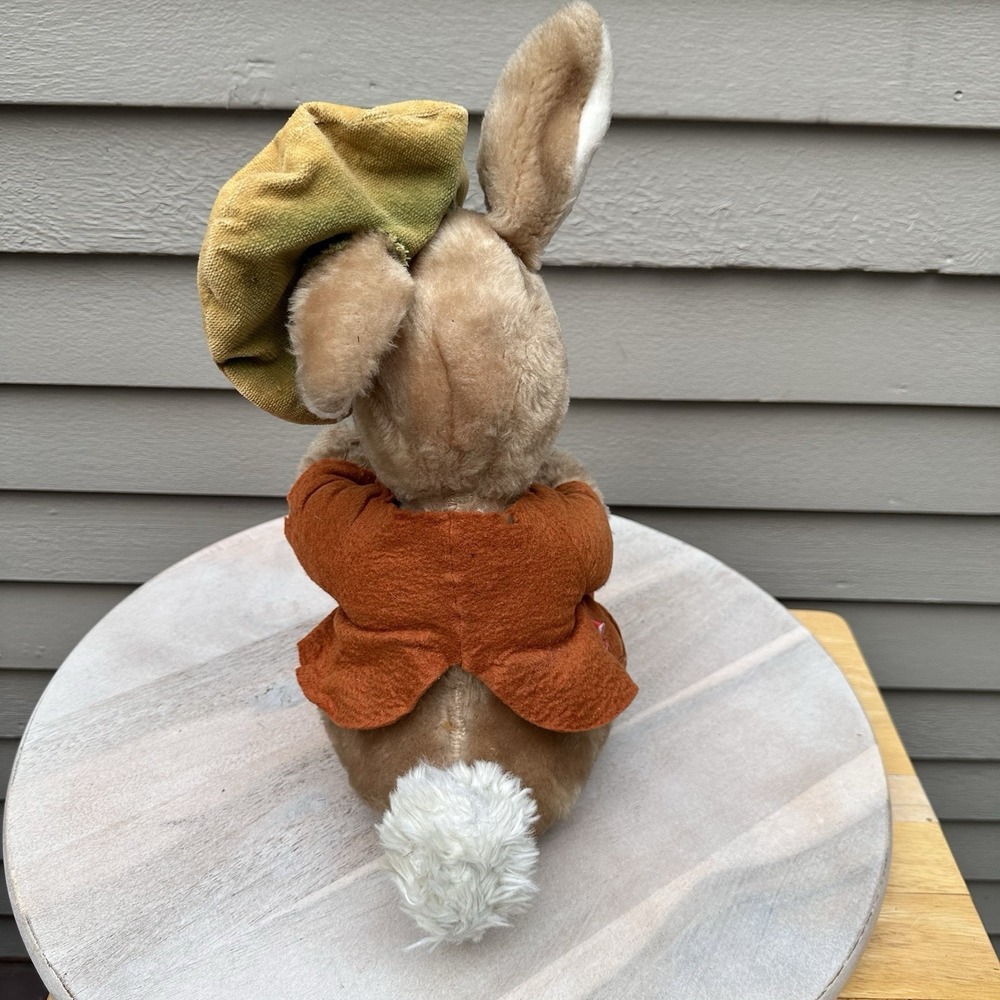 Vintage Beatrix Potter Benjamin Bunny EDEN Toys Plush Animal Peter Rabbit 1972 - Picture 9 of 14